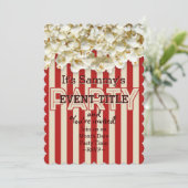 お客様のパーティの招待状12行2辺のカスタム 招待状 (スタンド正面)