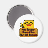 お客様のビジネスに注意 マグネット (正面/裏面)