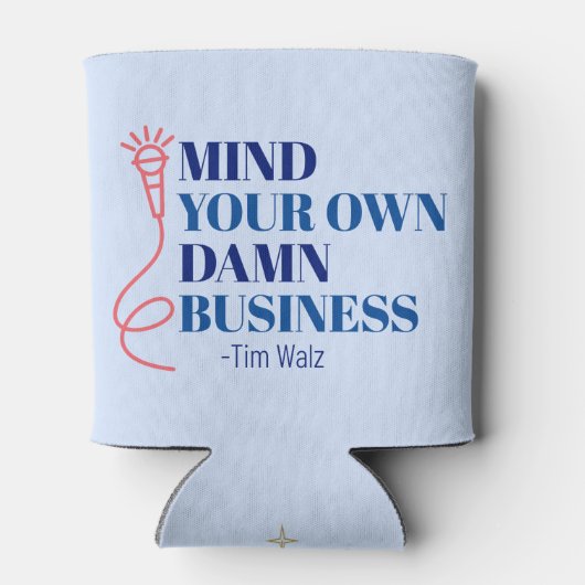 お客様のビジネスに注意 缶クーラー (裏面)