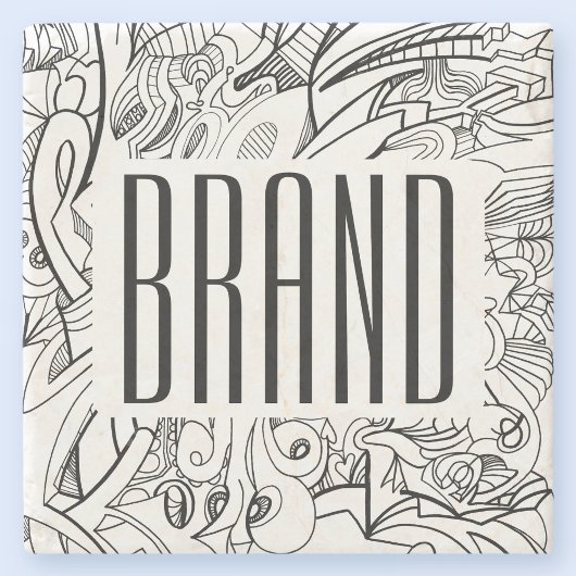 お客様のビジネスまたはブランドとオリジナルのアートワーク ストーンコースター