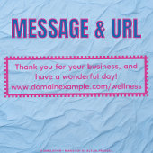 お客様のビジネスパーソナライズされた文字URL セルフインキングスタンプ