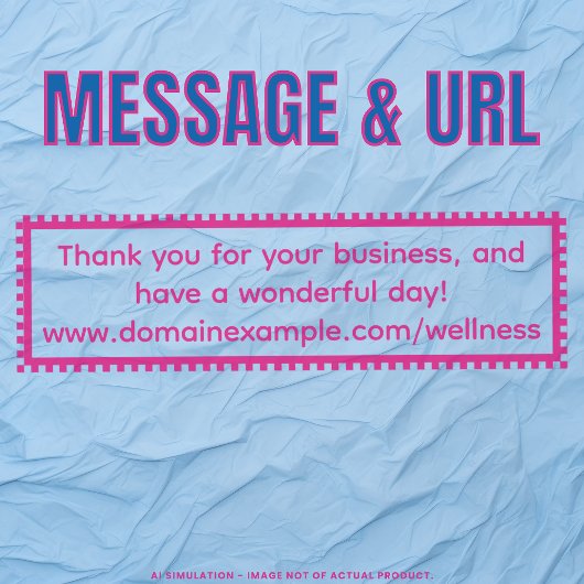 お客様のビジネスパーソナライズされた文字URL セルフインキングスタンプ