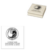 お客様のビジネスブランドロゴのラバースタンプ ラバースタンプ (押印)