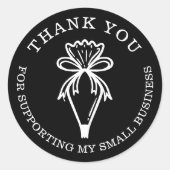 お客様のビジネスベーカリーバッグ ラウンドシール (正面)