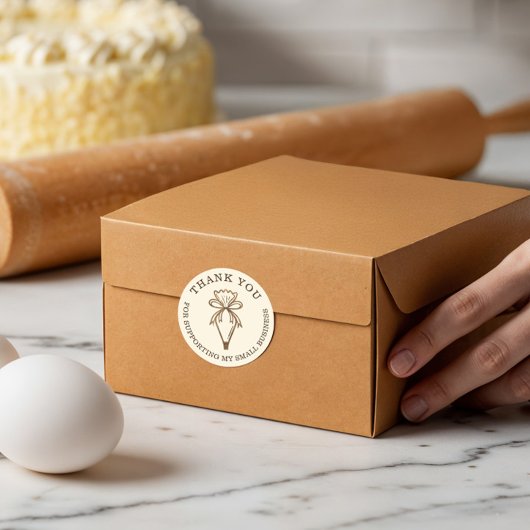 お客様のビジネスベーカリーバッグ ラウンドシール