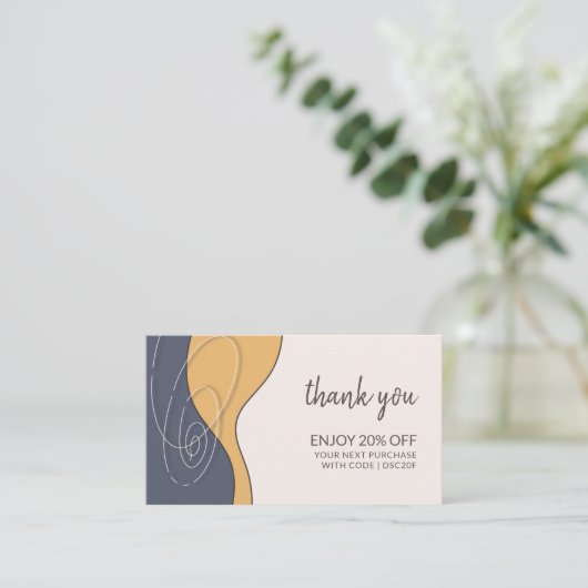 お客様のビジネスロイヤリティ 割引カード (スタンド正面)