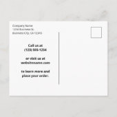 お客様のビジネスロゴの配信とカードサイドピックアップ 案内ポストカード (裏面)