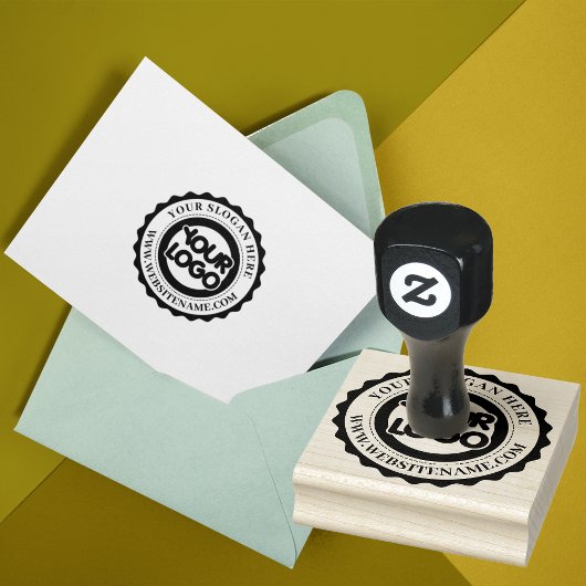 お客様のビジネスロゴカスタム ラバースタンプ