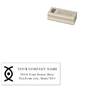 お客様のビジネス会社をカスタマイズする ラバースタンプ (押印)