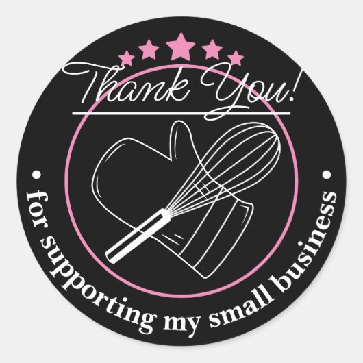 お客様のビジネス向けグレイ・ステッカーをありがとう ラウンドシール (正面)