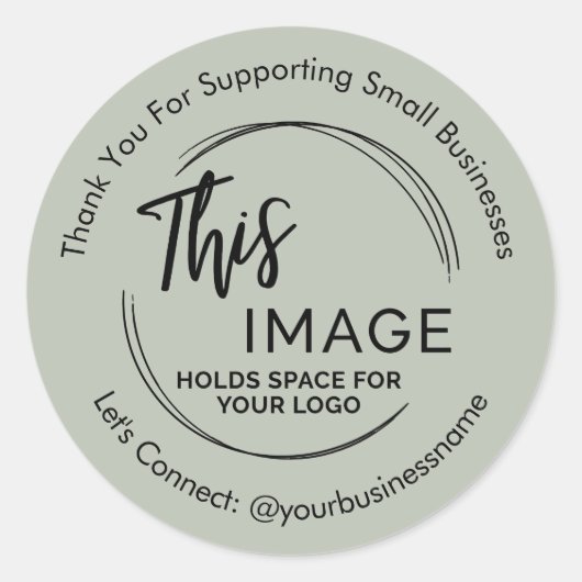 お客様のビジネス・ロゴの評価の方法 ラウンドシール (正面)