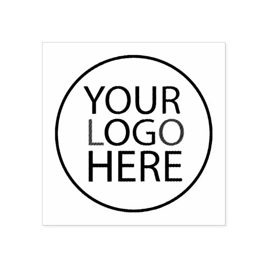 お客様のビジネス ロゴ カスタム プロフェッショナル コーポレート ラバースタンプ (インプリント)