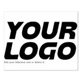 お客様のビジネス ロゴ カスタム 大型 ゴム印 (インプリント)