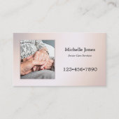 お客様のフォトシニアサー気にビス名刺 名刺 (正面)