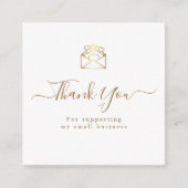 お客様のブランディングとロゴ エンクロージャーカード (正面)