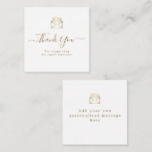 お客様のブランディングとロゴ エンクロージャーカード (正面/裏面)