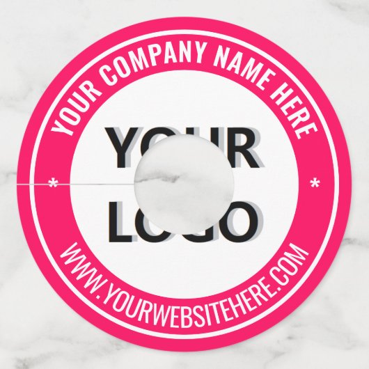 お客様のプロモーションビジネスワイングラスラベルテンプレート ワイングラスタグ (正面)