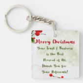 お客様のプロモーション紹介に感謝 | クリスマス キーホルダー (正面)