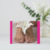 お客様のペディキュア ポストカード (スタンド正面)