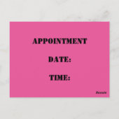 お客様のペディキュア ポストカード (裏面)