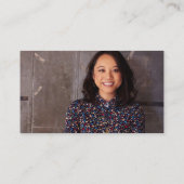 お客様のロイヤリティと紹介ロゴの追加の写真 コーリングカード (裏面)