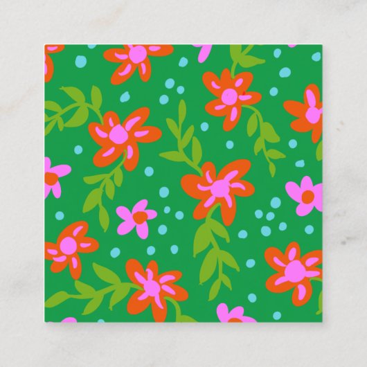 お客様のロイヤリティのロゴと紹介 コーリングカード (裏面)