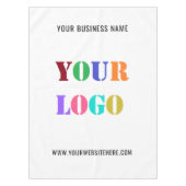 お客様のロゴと文字プロモーションのビジネステーブルクロス テーブルクロス (正面)