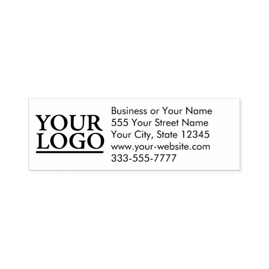お客様のロゴまたはアート、DIY名アドレス電話Webサイト セルフインキングスタンプ (デザイン)