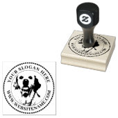 お客様のロゴまたはイメージをカスタマイズ ラバースタンプ (押印)