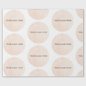 お客様のロゴカスタムビジネスのプロモーションブランディング ラッピングペーパー (フラット)