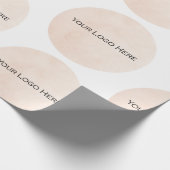 お客様のロゴカスタムビジネスのプロモーションブランディング ラッピングペーパー (角)