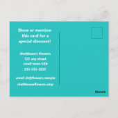 お客様のロゴダイレクトメールWe Are 広告 Open's ポストカード (裏面)