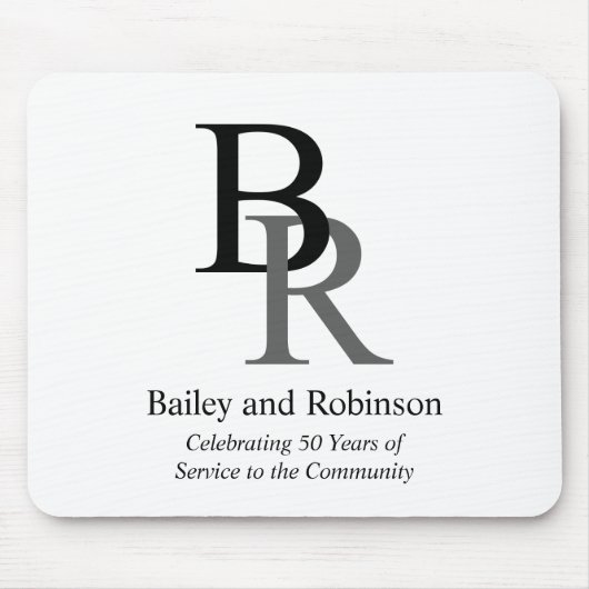 お客様のロゴプロフェッショナルプロモーション事業 マウスパッド (正面)