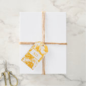 お客様のロゴ価格ラベル金ゴールドお客様の情報ビジネス ギフトタグ (麻糸付属)