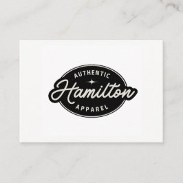 お客様のロゴ白黒カスタマーサービスカード 名刺