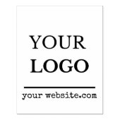 お客様のロゴ ウェブサイト カスタム ラバースタンプ (インプリント)