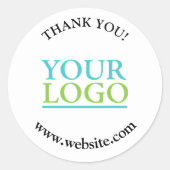 お客様のロゴ、名前、ウェブサイトのプロモーションVs 6 ラウンドシール (正面)