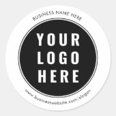 お客様のロゴ 業務用 プロモーション カスタム ラウンドシール (正面)