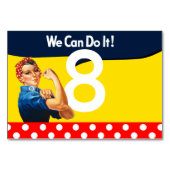 お客様のロージーパーソナライズされたパーティーの供給 テーブルナンバー (裏面)