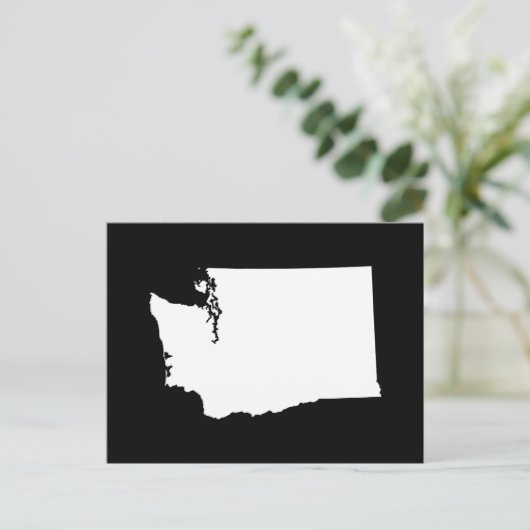 お客様のワシントンの移行発表の作成 ポストカード (スタンド正面)