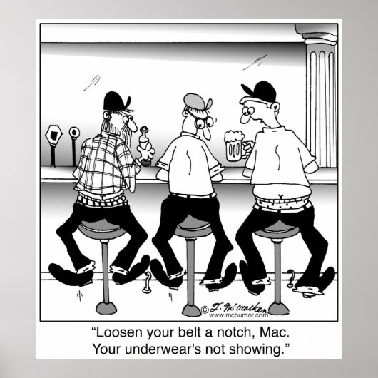 お客様の下の衣服が表示されない ポスター (正面)