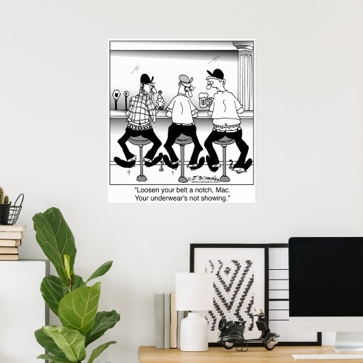 お客様の下の衣服が表示されない ポスター (ホームオフィス)