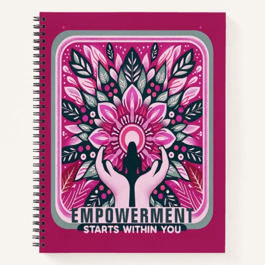 お客様の中でエンパワーメントを開始 ノートブック (正面)