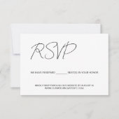 お客様の予算に応じて席を確保しカスタムた 出欠カード (正面)