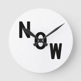 お客様の今の時刻 ラウンド壁時計