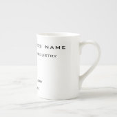 お客様の会社のプロモーションのパーソナライズされたマグギフト ボーンチャイナマグカップ (右)