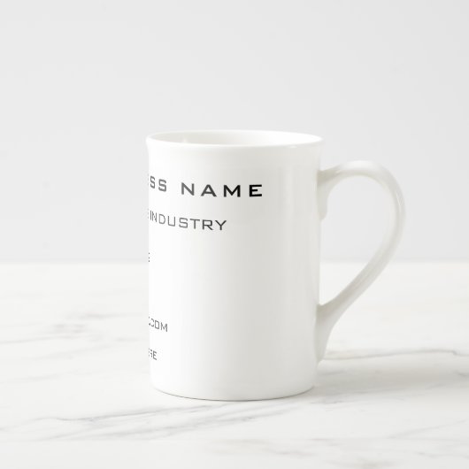 お客様の会社のプロモーションのパーソナライズされたマグギフト ボーンチャイナマグカップ (右)