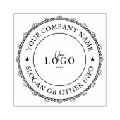 お客様の会社ロゴ カスタム ゴムスタンプ ラバースタンプ (インプリント)