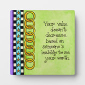 お客様の価値 フォトプラーク (正面)