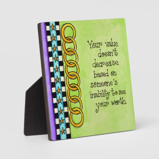 お客様の価値 フォトプラーク (正面)